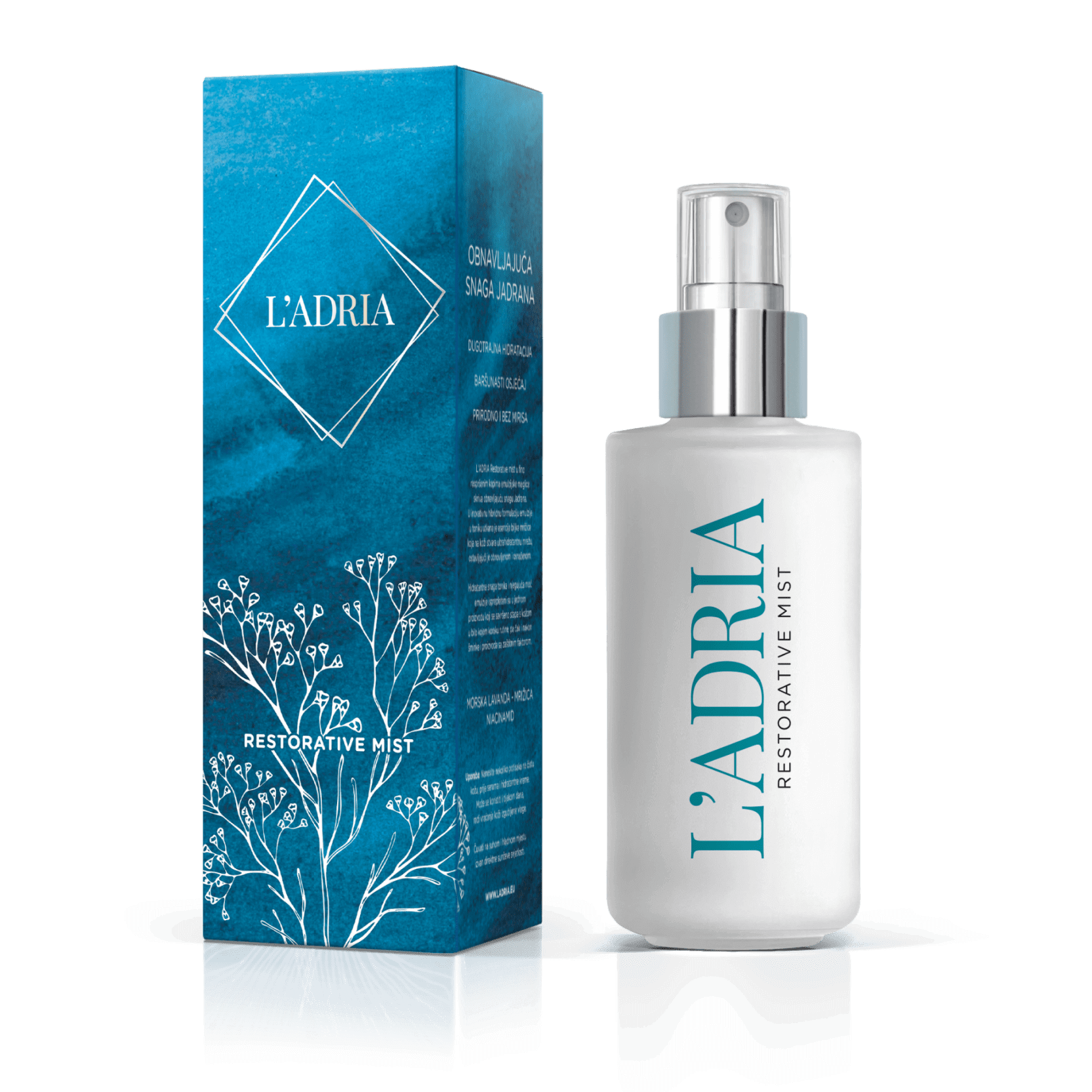 Pakiranje pored bočice restorative mist