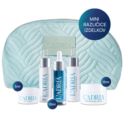 L’ADRIA Travel Essentials za mešano do mastno kožo