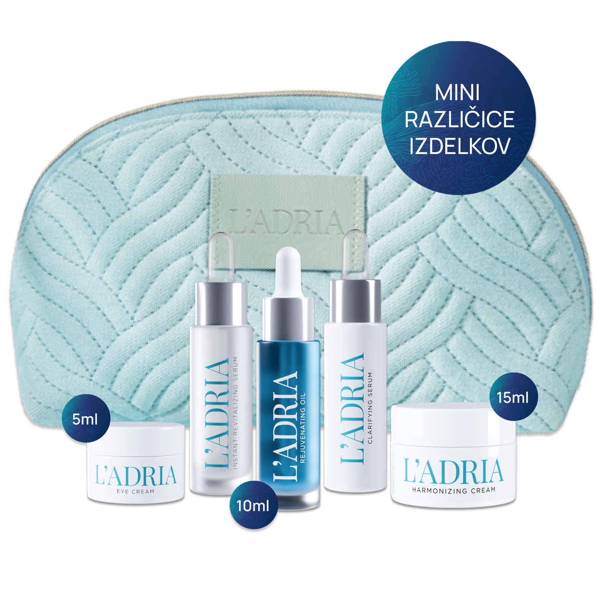 L’ADRIA Travel Essentials za mešano do mastno kožo