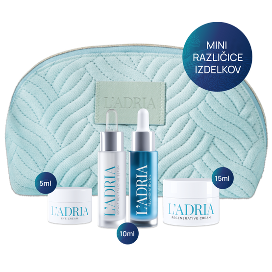 L’ADRIA Travel Essentials za suho kožo