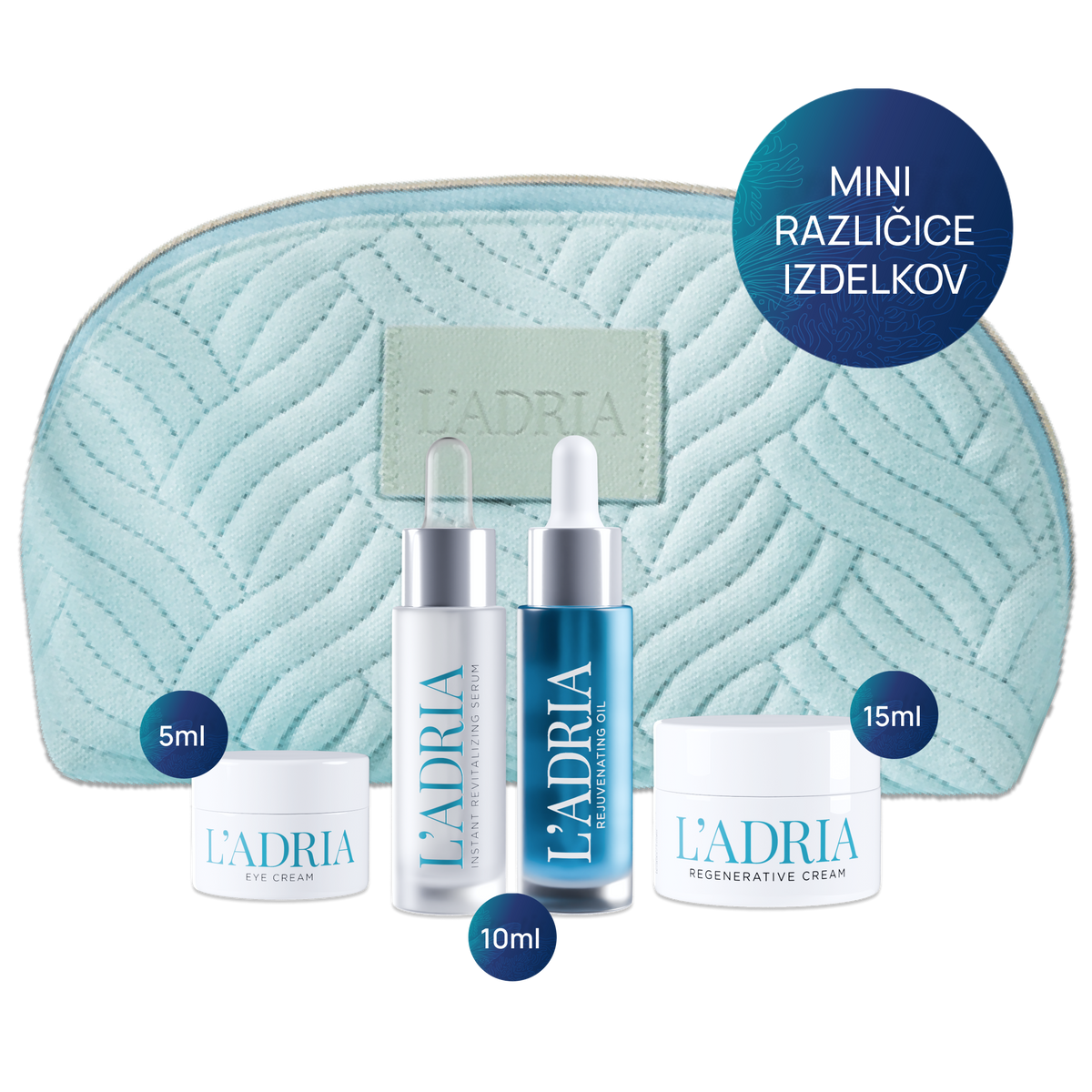L’ADRIA Travel Essentials za suho kožo